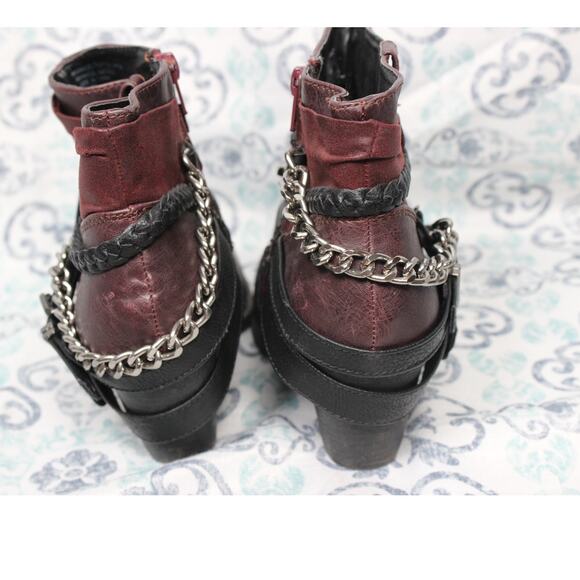 BKE Sole Petra Harness Ankle Booties Boots Womens Size‎ 8.5M - Picture 5 of 8